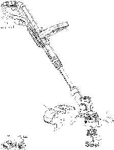 Exploded Diagram A Diagram and Parts List for LST320C Type 2 Black and Decker Trimmer